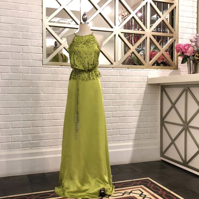 party wear gown simple