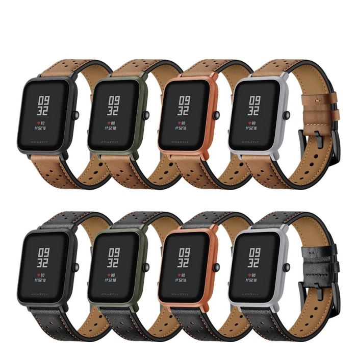 leather strap amazfit bip