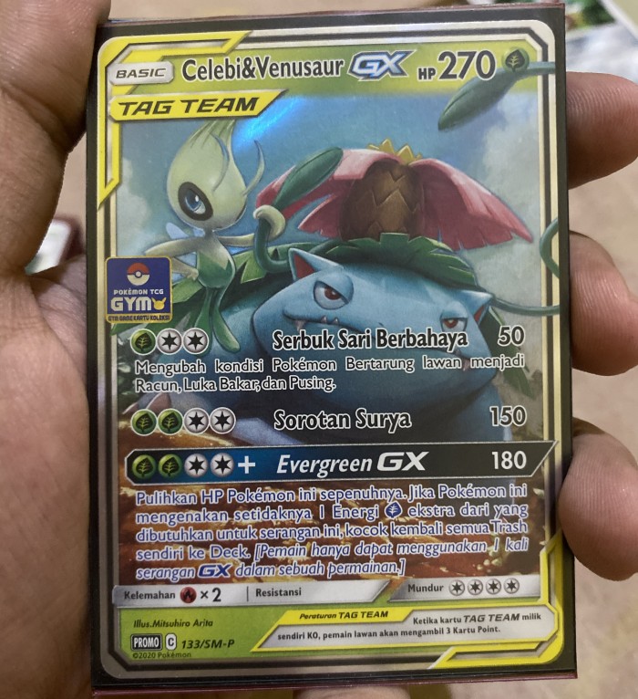 Gym Promo Venusaur Celebi Gx Indonesian Promo Pokemon Card Tag Team Mint Pokémon Trading Card Game Cards Merchandise Maisonconsulting Pokémon Individual Cards<script async src=