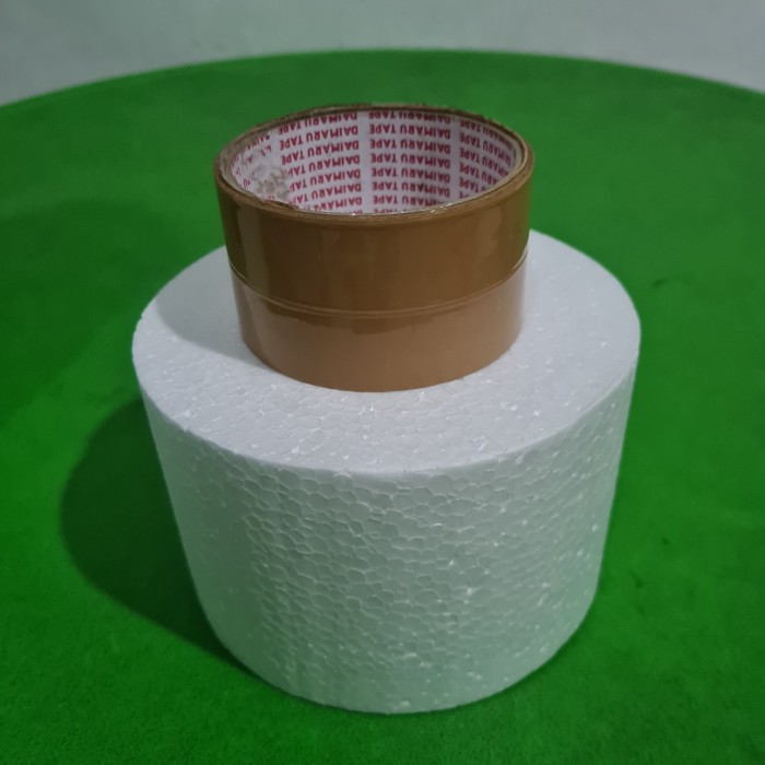Foto Produk D15x10cm Gabus Styrofoam Bulat Dummy Cake dari ken-z