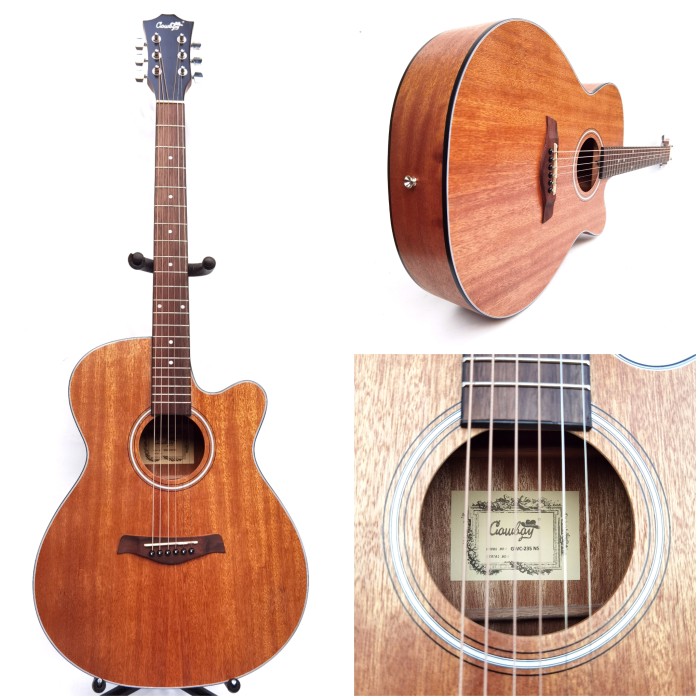 Foto Produk Gitar Akustik Cowboy GWC-235NS GWC 235 NS Original - Paket A dari vero music store