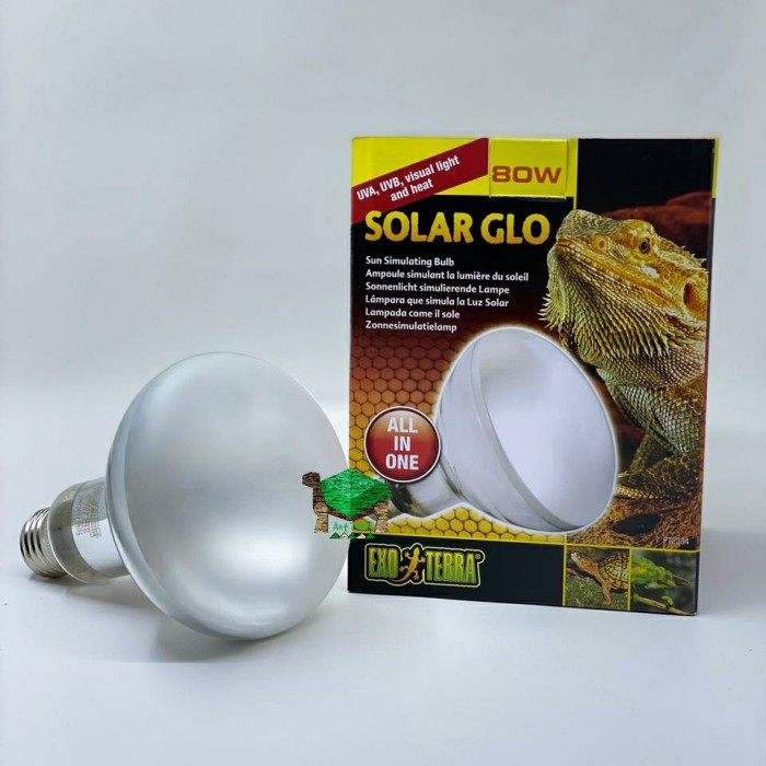 Jual Exoterra / Exo Terra Solar Glo 80 w All in One UVA UVB Visual