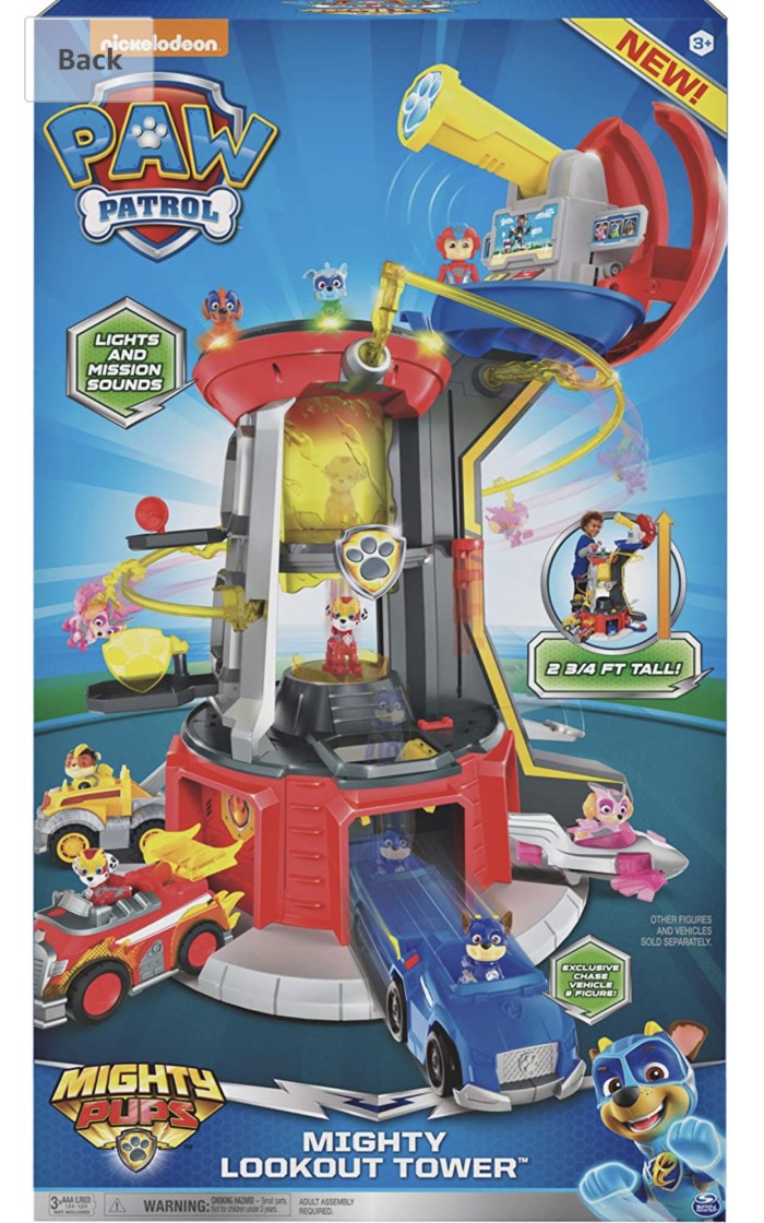 paw patrol tall lookout tower