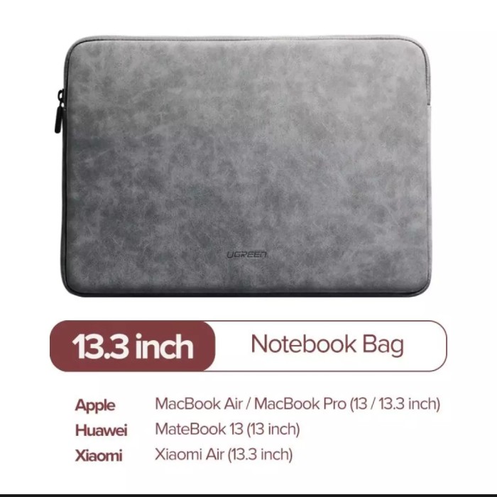 Foto Produk Ugreen sleeve case new macbook leather 13 13.3 inch air pro 2019 2020 dari ORIGINALproducts JAKARTA