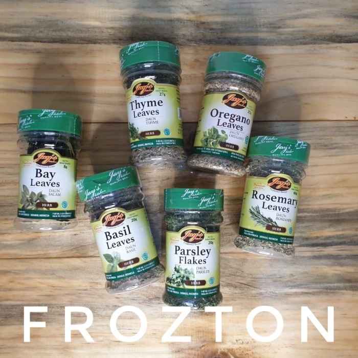 Jual Jay's Thyme Rosemary Oregano Basil Parsley jays herb bumbu rempah