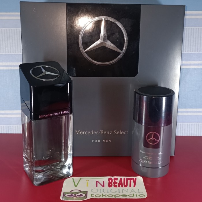 Jual Gift Set Parfum Original Mercedes Benz Select Edt For Men Murah Jakarta Barat Vinbeauty Tokopedia