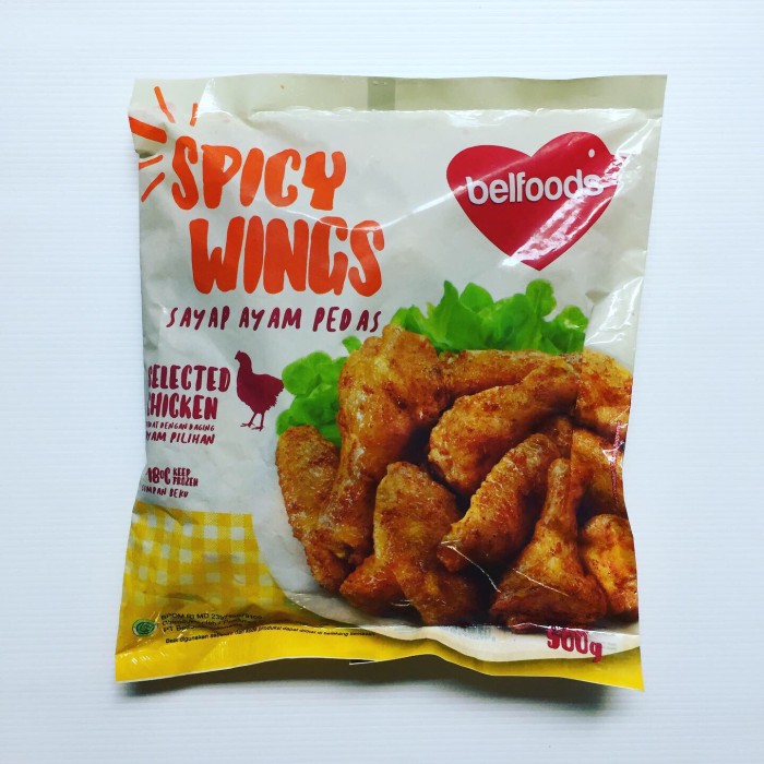Jual Sayap Ayam Pedas Belfoods Favourite Spicy Wings 500 gr Jakarta 