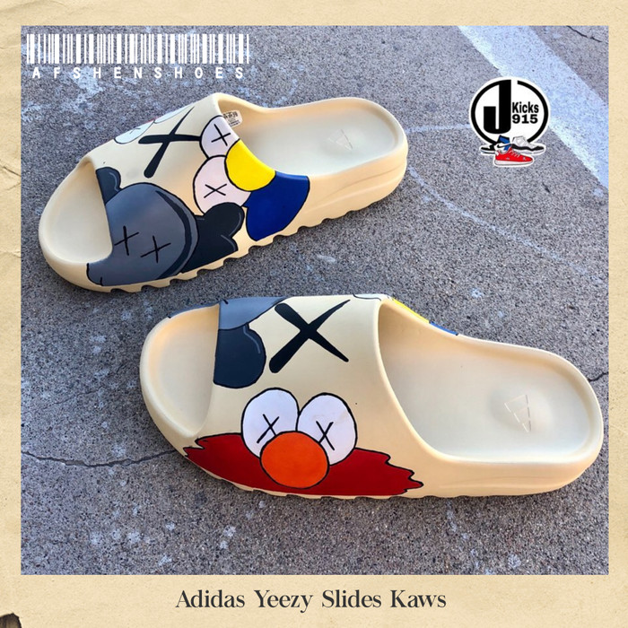 kaws yeezy slides