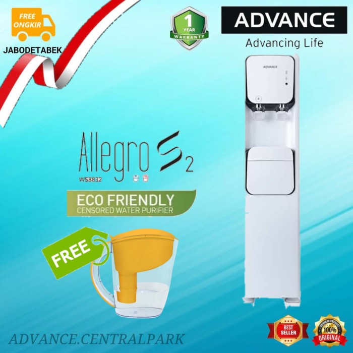 Jual Dispenser RO (reverse osmosis) advance /Filter air ADVANCE ALLEGRO