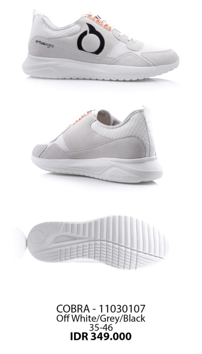 Foto Produk Sepatu running Ortuseight original COBRA Offwhite grey black new 2020 dari Kicosport
