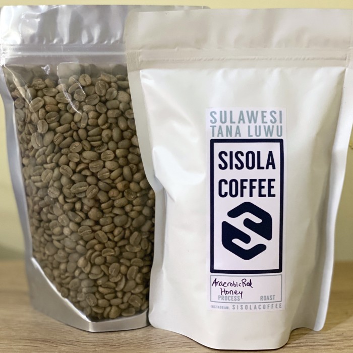 Foto Produk Green Bean Coffee 1kg - Sulawesi Tana Luwu - Anaerobic Honey Process dari Sisola Coffee