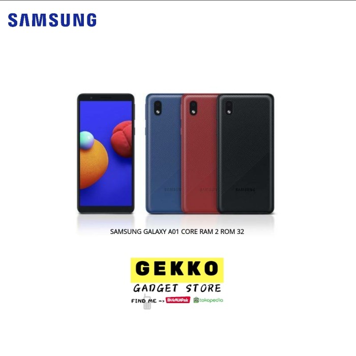 Foto Produk Samsung Galaxy A01 core Ram 2 rom 32 Gb Garansi Resmi SEIN 1 Tahun dari Gekko GADGET