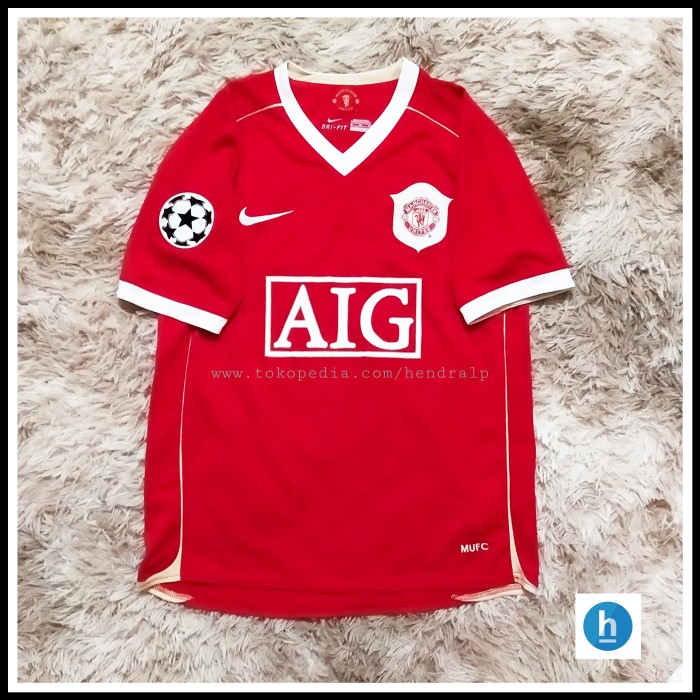 Foto Produk Jersey Manchester United 2006-2007 Home UCL CR7 dari hendralp