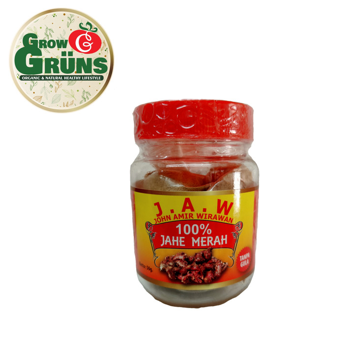 Jual Jahe Merah J.A.W 50g Jakarta Barat Grow Gruns