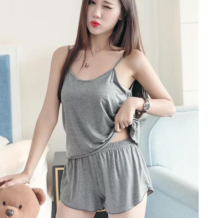 Foto Produk "Wilo" 위로 Sleepwear - Abu-abu, M dari ALIMAMAH