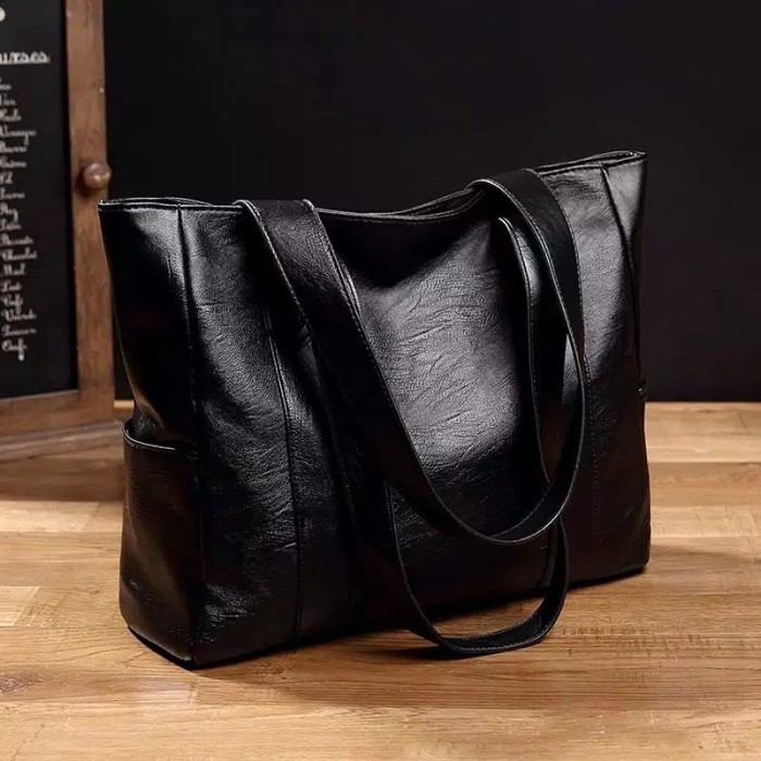 Jual TAS WANITA BRANDED 100% ORI DESIGN KANTOR BESAR MOTIF TOTE BAG