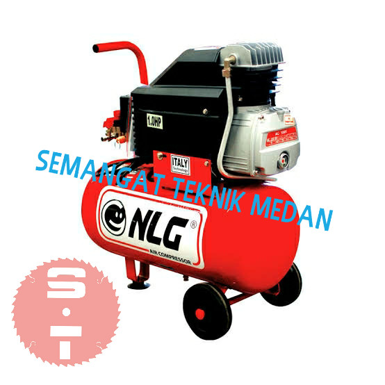 Foto Produk AC1001 COMPRESSOR KOMPRESSOR KOMPRESOR UDARA PORTABLE 1HP NLG AC 1001 dari Semangat Teknik