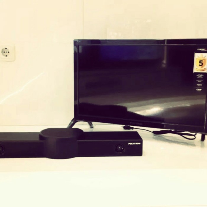 tv led polytron cinemax soundbar