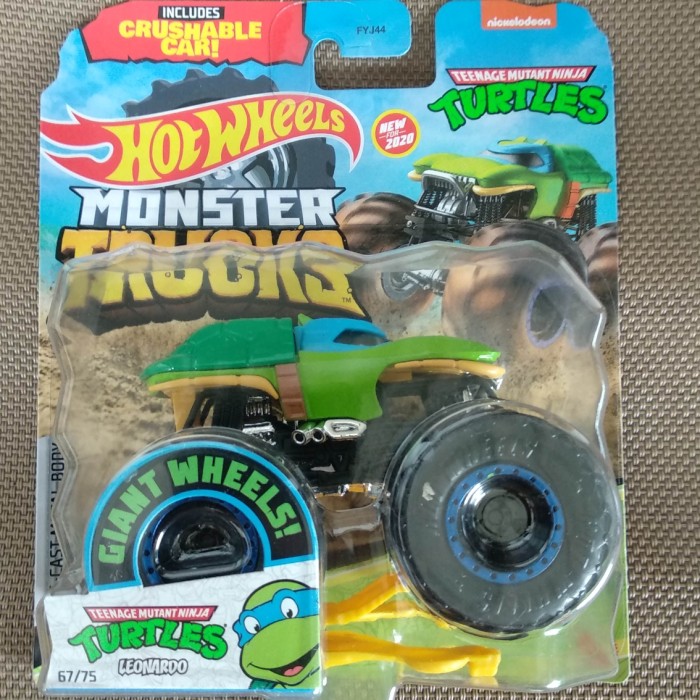 ninja turtle monster truck toy