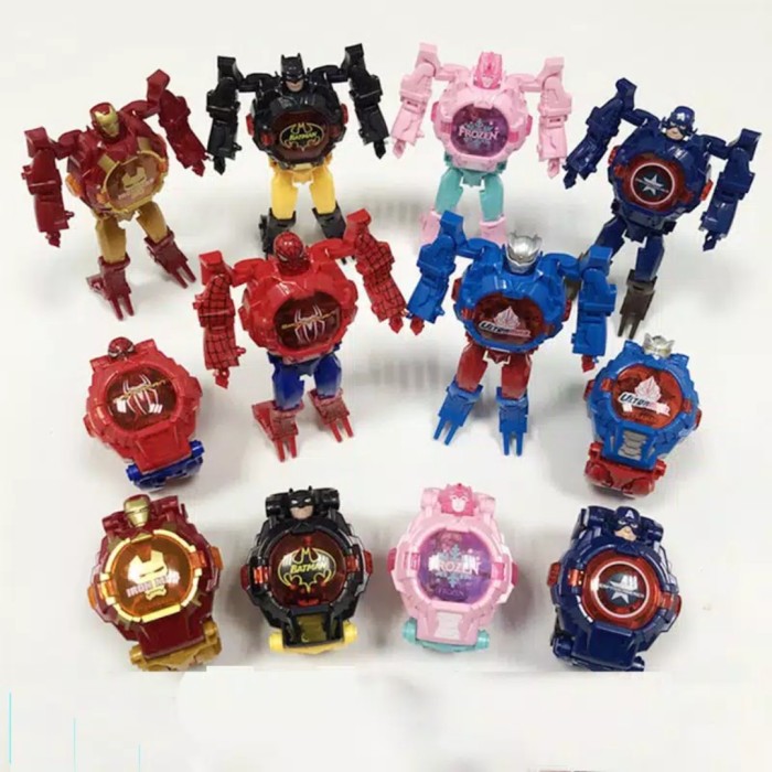 Jual Jam Tangan anak robot BESAR tranformers DEFORMATION M-02 - Jakarta