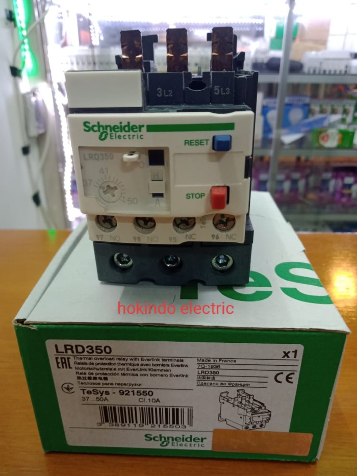 Schneider Electric LRD350C Thermal Overload Relay, 37-50A, New In Box