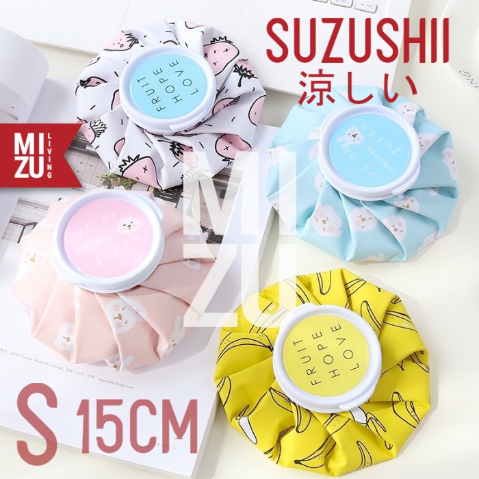 Foto Produk MIZU SUZUSHII S 15cm Cold Compress Ice Bag Hot Pack Kantong Kompres Es - PINK RABBIT dari MIZU Living