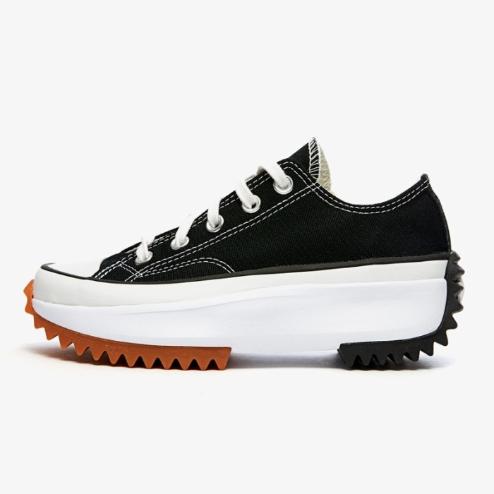 converse run star black