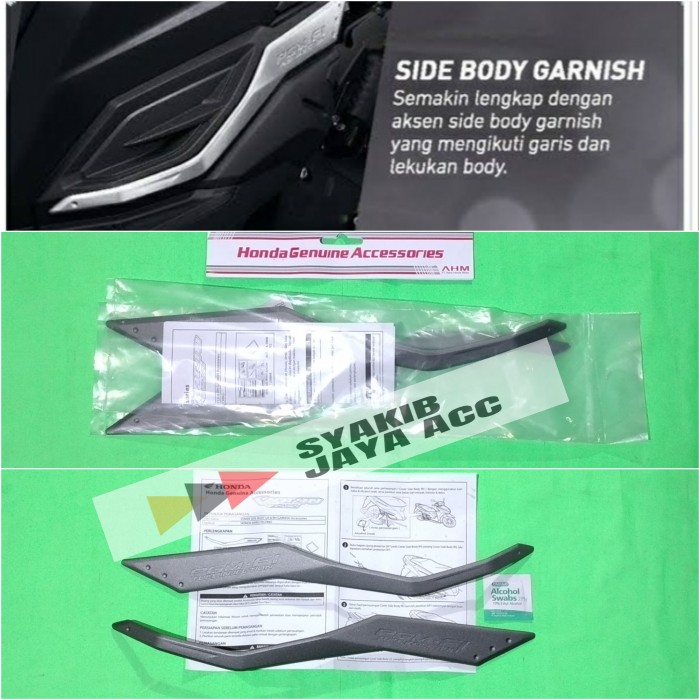 Foto Produk Garnish side body Vario Ori AHM 125 150 Led Gun Metalik. 2015-2018 dari SYAKIB JAYA ACC