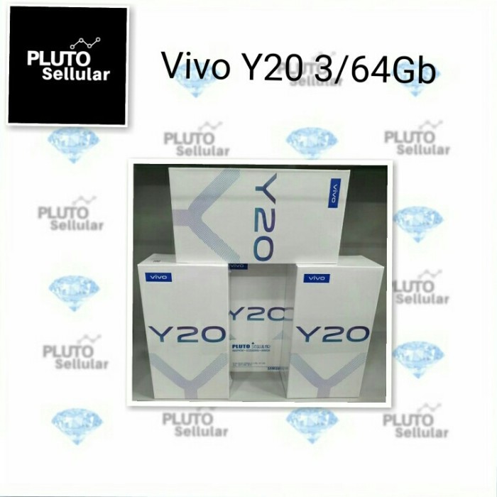 Vivo Y20 3/64Gb Garansi resmi Vivo