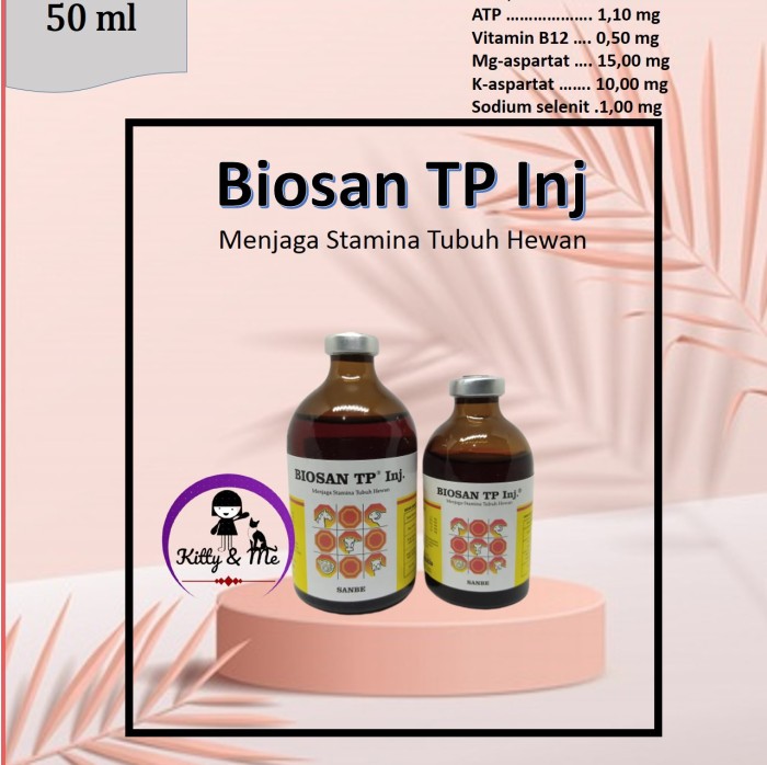 Foto Produk Biosan TP Injeksi 50ml dari KITTY & ME