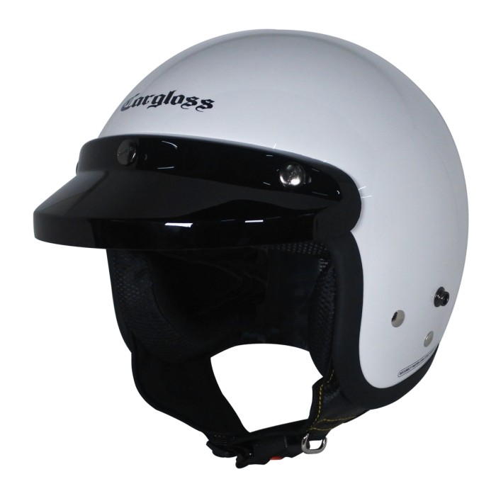 Foto Produk Cargloss CF Retro Army Helm Half Face - SP. Whity White - XL dari Helm Cargloss