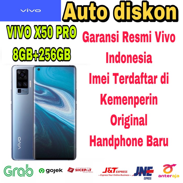 Vivo X50 PRO 8/256 RAM 8Gb ROM 256Gb New Garansi Resmi Vivo X50 PRO 8/256 RAM 8Gb ROM 256Gb New Garansi Resmi
