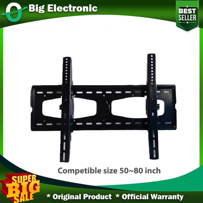 Jual Bracket TV 50 inch, Brecket LED, Braket LCD, Breket UHD 50 - 80 inch - Jakarta Barat - O ...