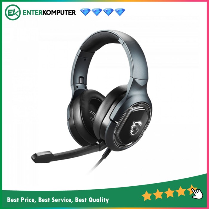Msi Immerse Gh50 Wireless Gaming Headset MSI IMMERSE GH50 Wireless