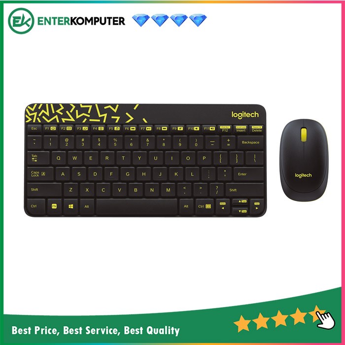 Logitech MK240 Nano Wireless Combo Keyboard and Mouse Black