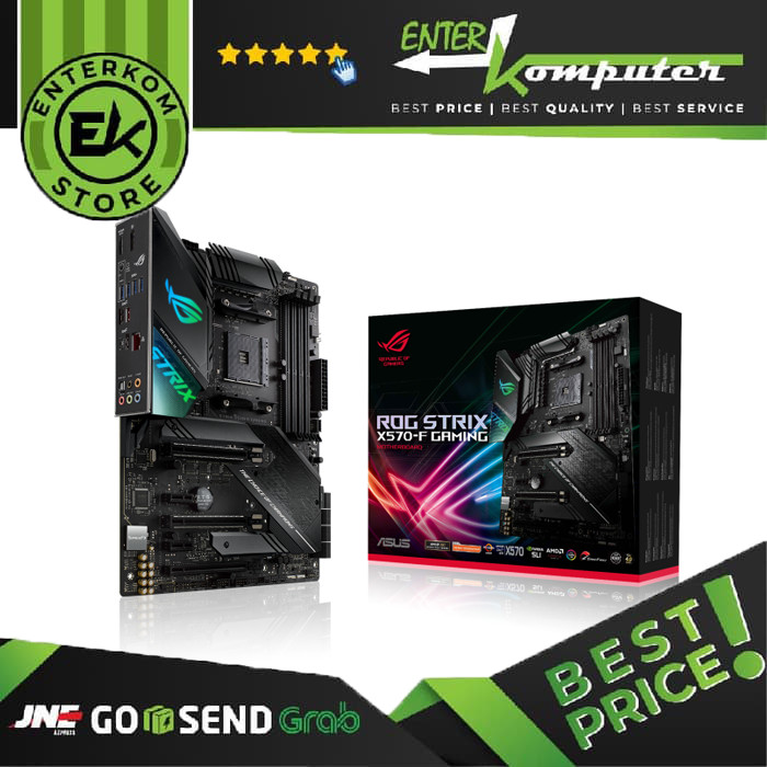 Asus Rog Strix X570 F Gaming Am4 Amd Premium X570 Ddr4 Usb3 2 Sata3 Enterkomputer Asus Rog Strix X570 F Gaming Am4 Amd Premium X570 Ddr4 Usb3 2 Sata3 Enterkomputer