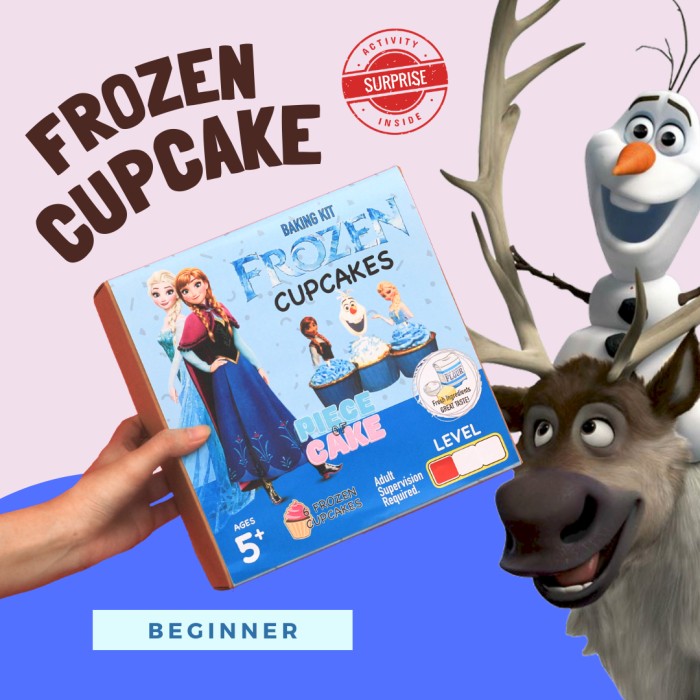 Cupcake Baking Kit Piece of Cake Permainan Interaktif Mainan Anak