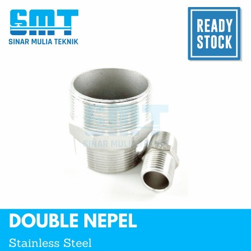 Double Neple SS316 1 1/4 Inch