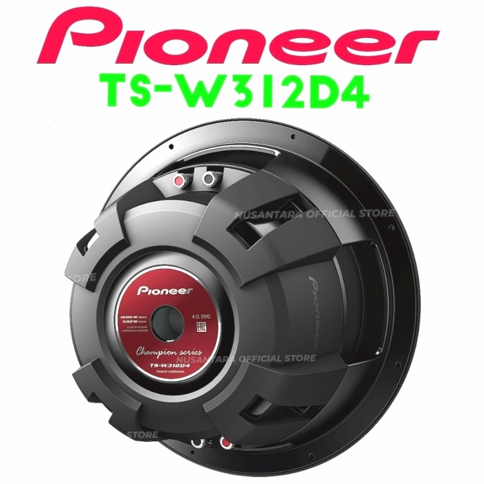 12 Subwoofer Jual Subwoofer Pioneer 12 Inch TS-W312D4 Double Coil