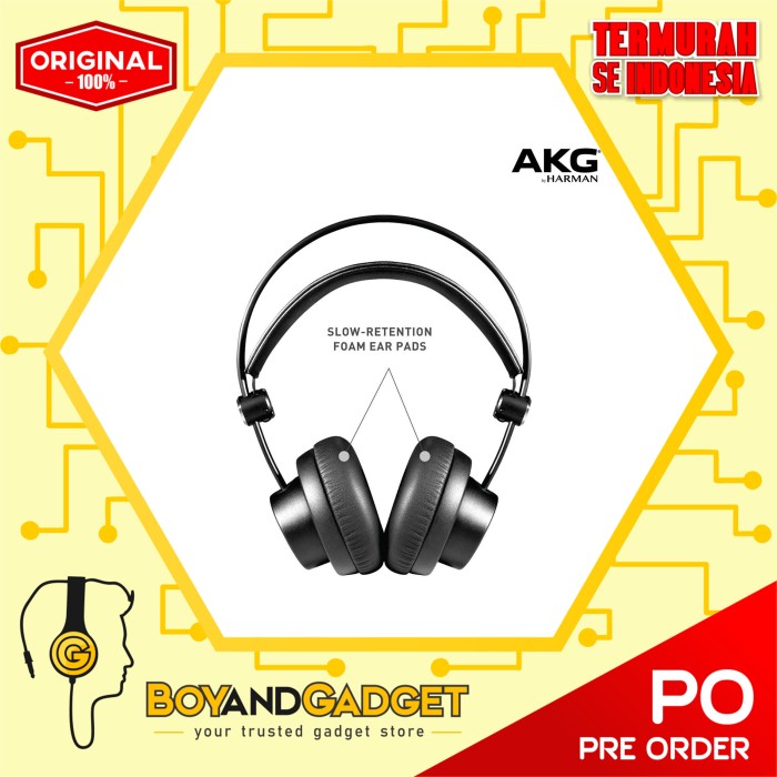 Akg Headphones Wired AKG K175 Foldable Studio Headphones Closed