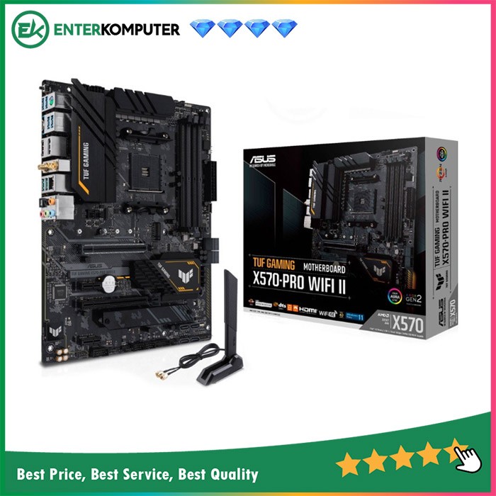 Asus TUF Gaming X570-PRO WIFI II (AM4, AMD Premium X570, DDR4