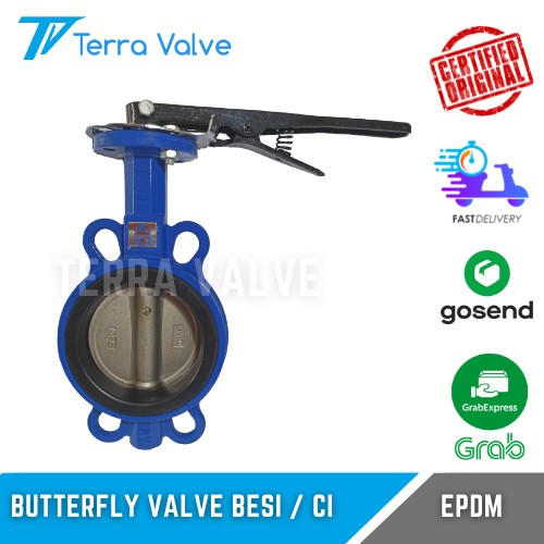 Butterfly Valve TERRA Cast / Ductile Iron Epdm 3 Inch