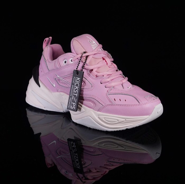 nike m2k tekno sneakers in pink