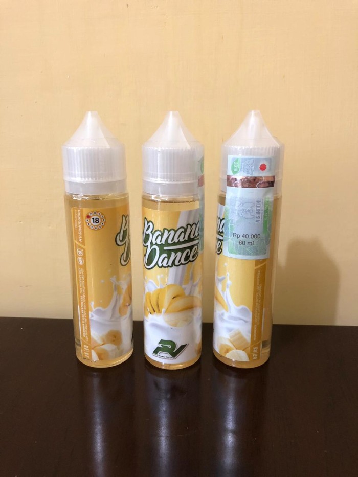 E LIQUID BANANA DANCE PISANG CREAMY 60ML 3MG VAPE VAPOR