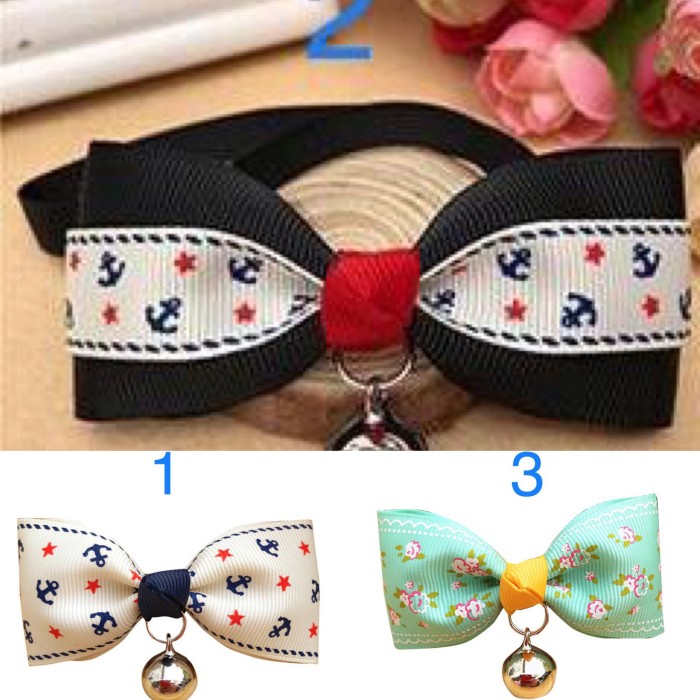Jual Kalung Kucing Anjing Hewan Peliharaan Pita Dengan Kerincing