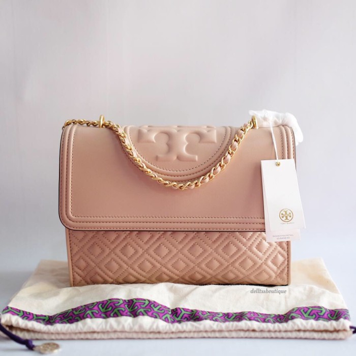tory burch fleming new mink