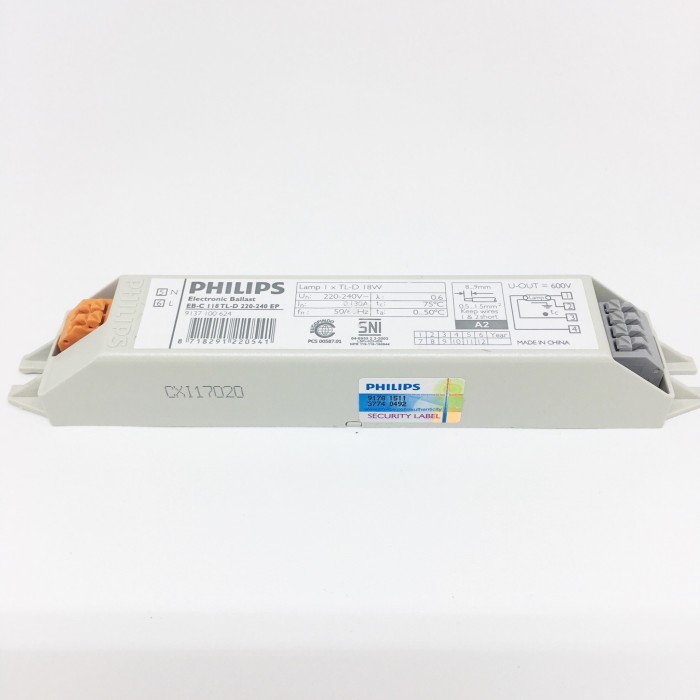 Jual Philips Electronic Ballast TLD 18 Watt Jakarta Barat CV
