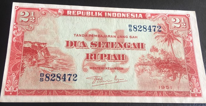 Indonesia 1 Rupiah 1953 UNC