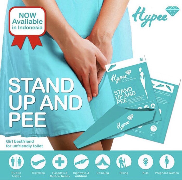 Foto Produk HYPEE STAND UP PEE Corong Pipis Wanita Sekali Pakai PURINOIR dari Raja Popoks