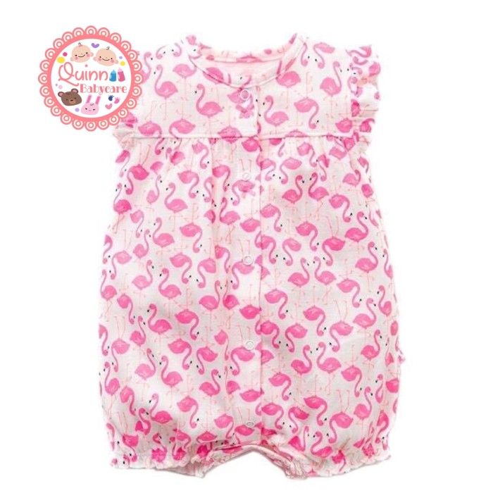 carter's flamingo romper